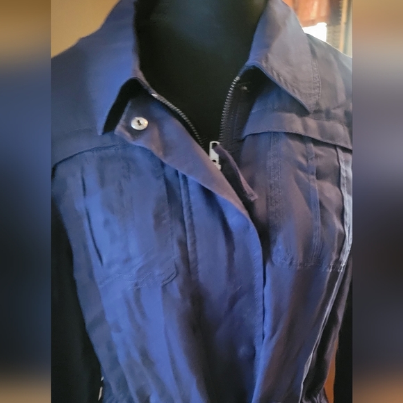 Women's A New Day Blue lightweight Jacket, Size Small - Picture 3 of 8
